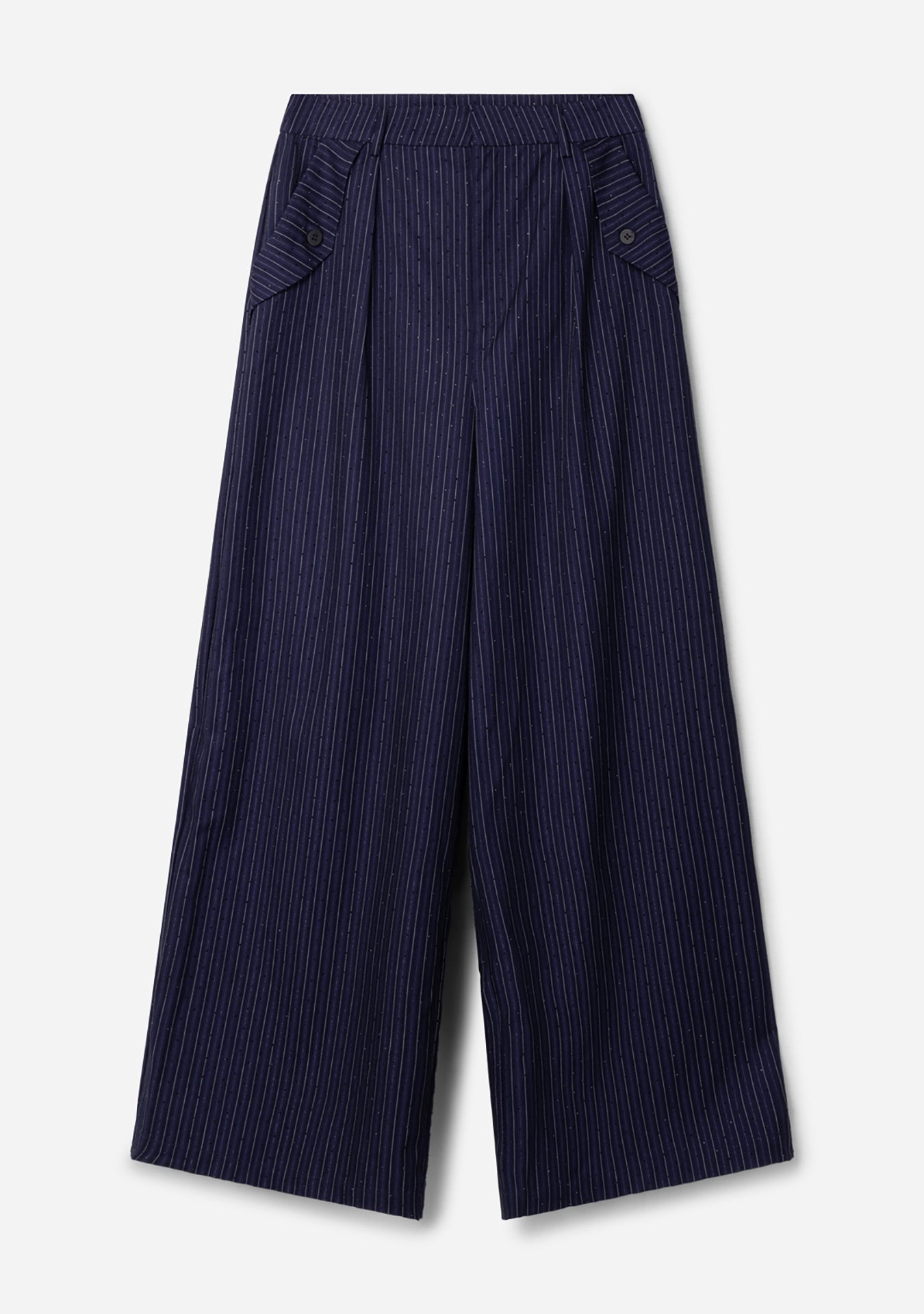 Aaiko Mirari pantaloni blu notte palazzo
