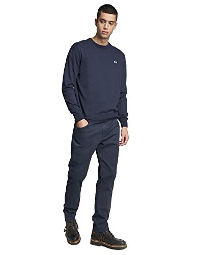 La Martina Rafael Maglione Uomo Blu 4XL in Cotone Misto Lana