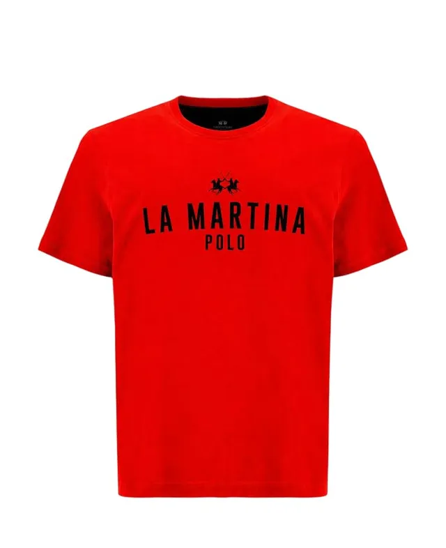 La Martina MCR322 JS388 t-shirt uomo cotone