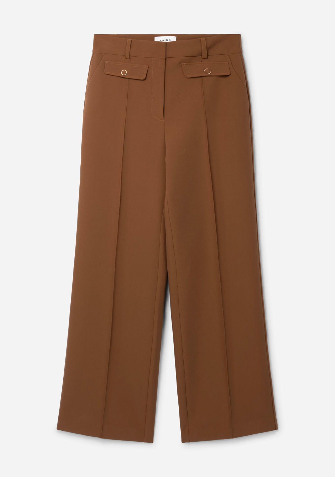 Aaiko Lumiere pantaloni marroni brown sugar palazzo