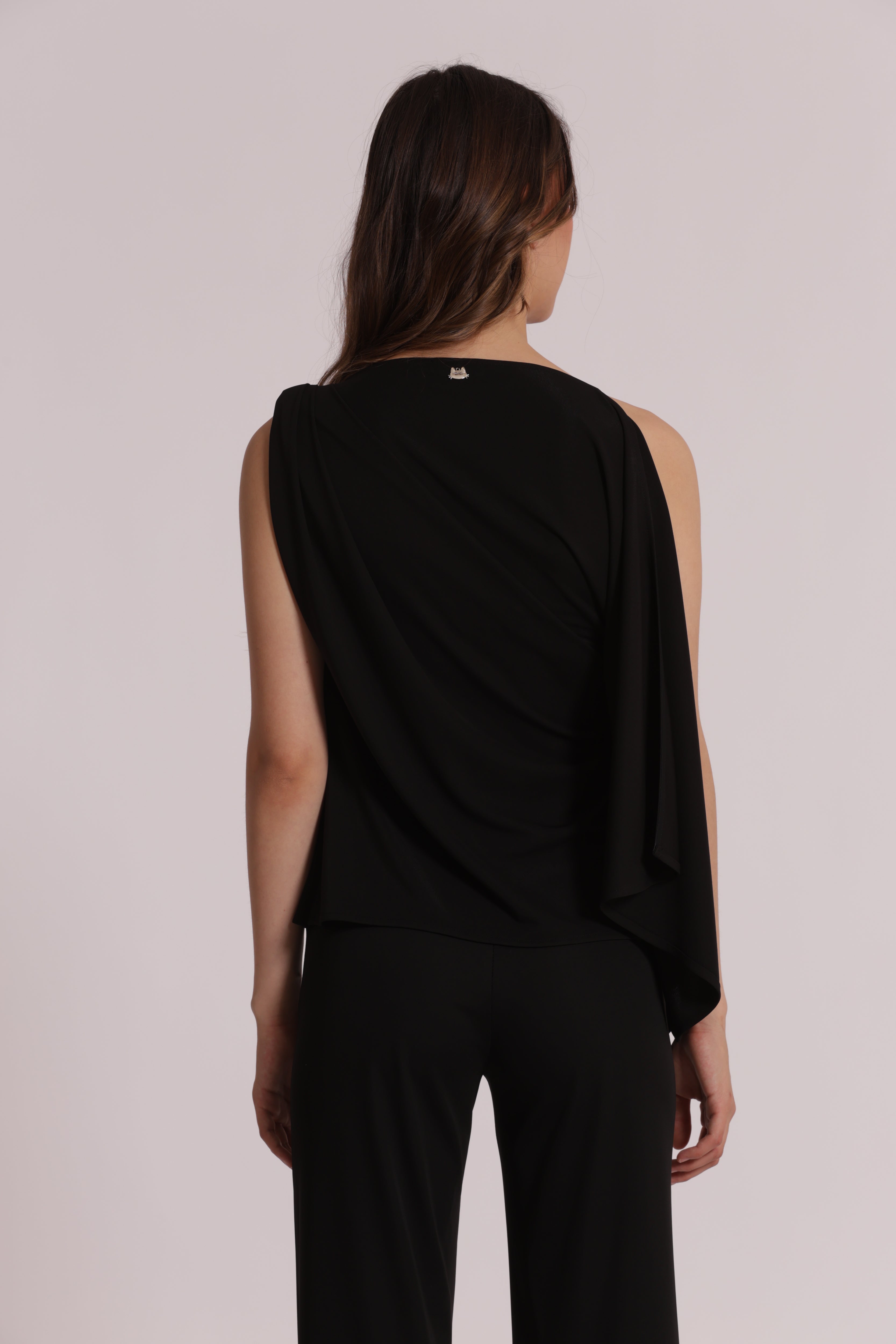 Mimi Mua blusa spalla scesa elegante