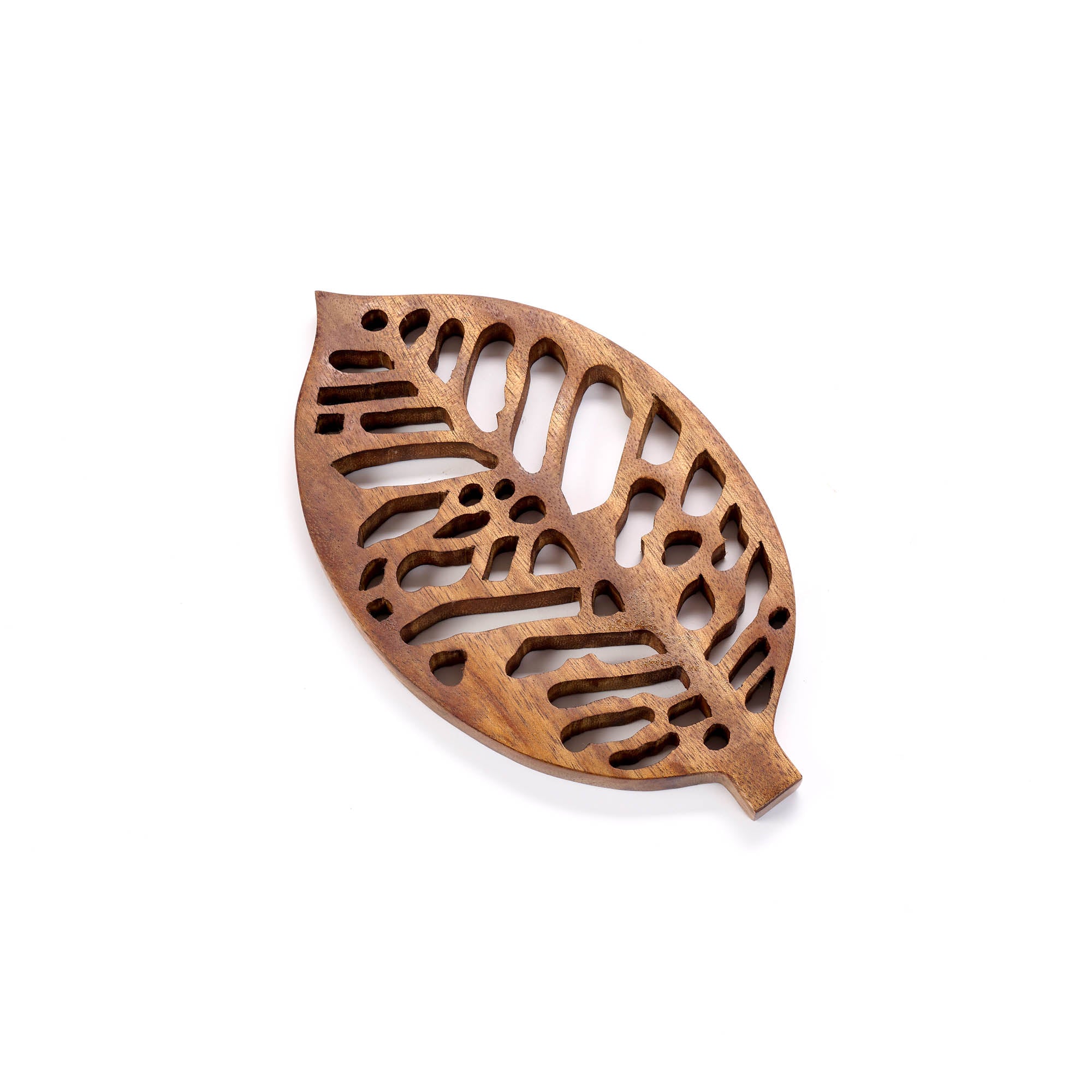 On Earth Cooperative Collection Leaf sottopentola legno naturale set