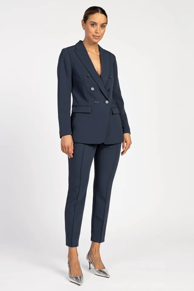 Aaiko Parene pantaloni blu slim piega