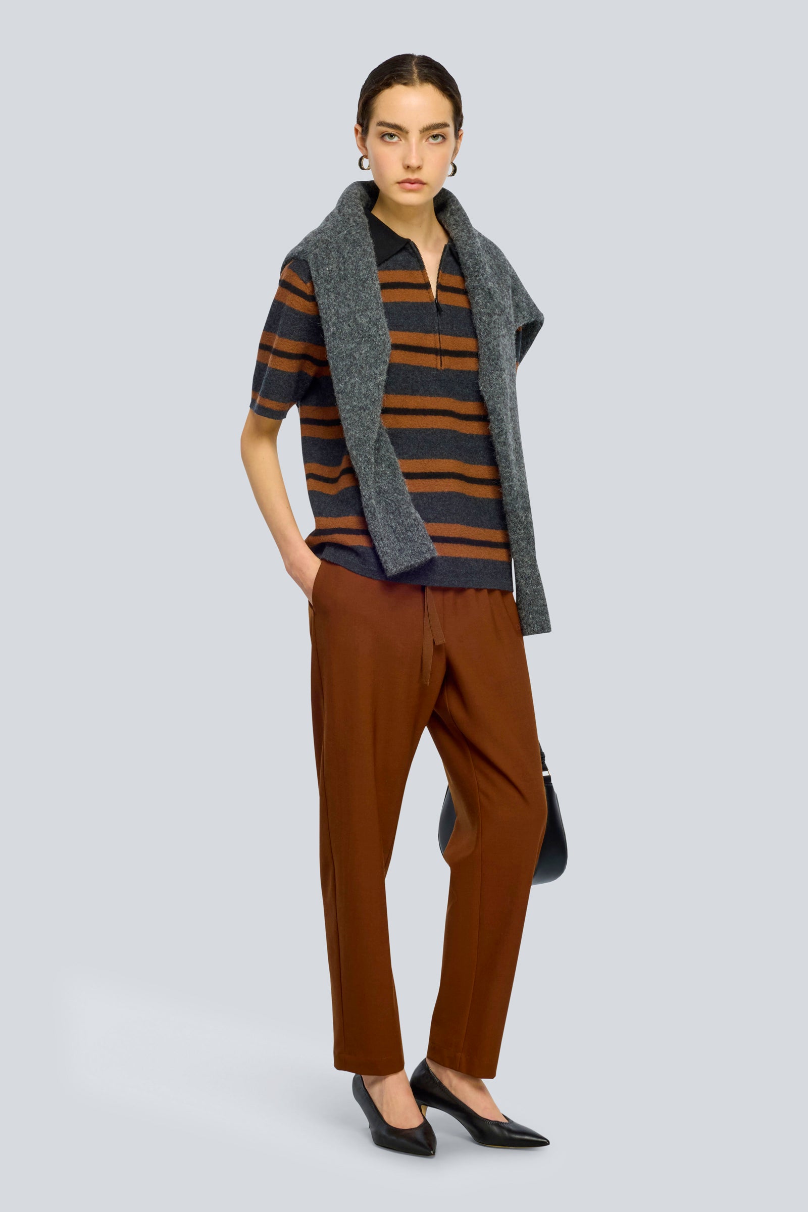 Semicouture Buddy pantalone fresco lana