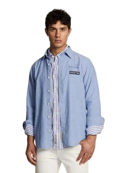 La Martina MCC603 TL141 camicia uomo cotone