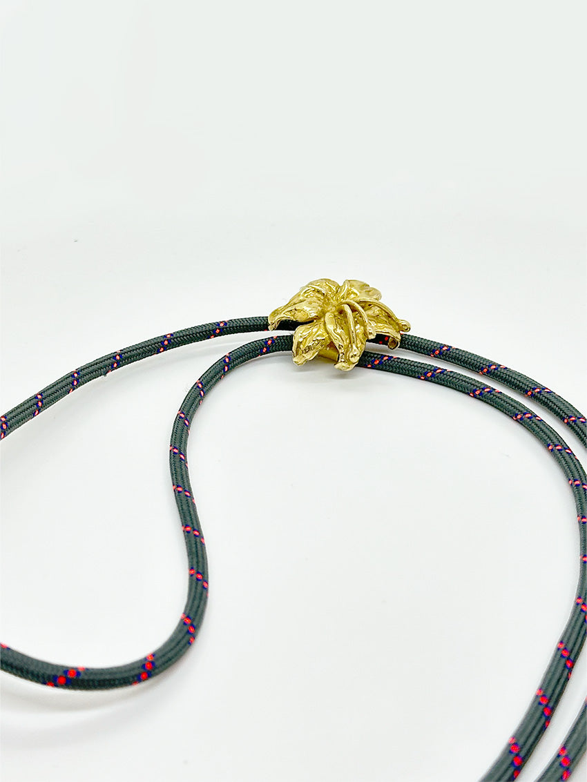 Giglio Tigrato Giglio's Bolo Tie gioiello bronzo grigio