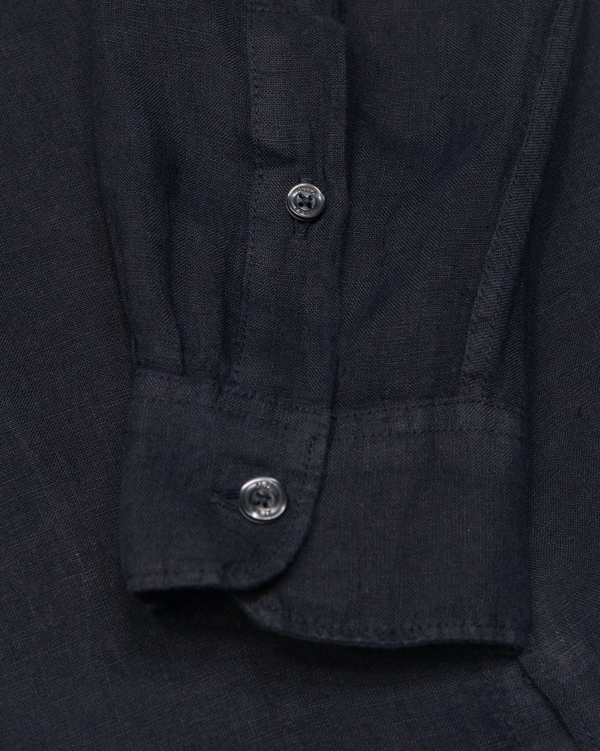 Altea Bond camicia in lino blu Navy regular
