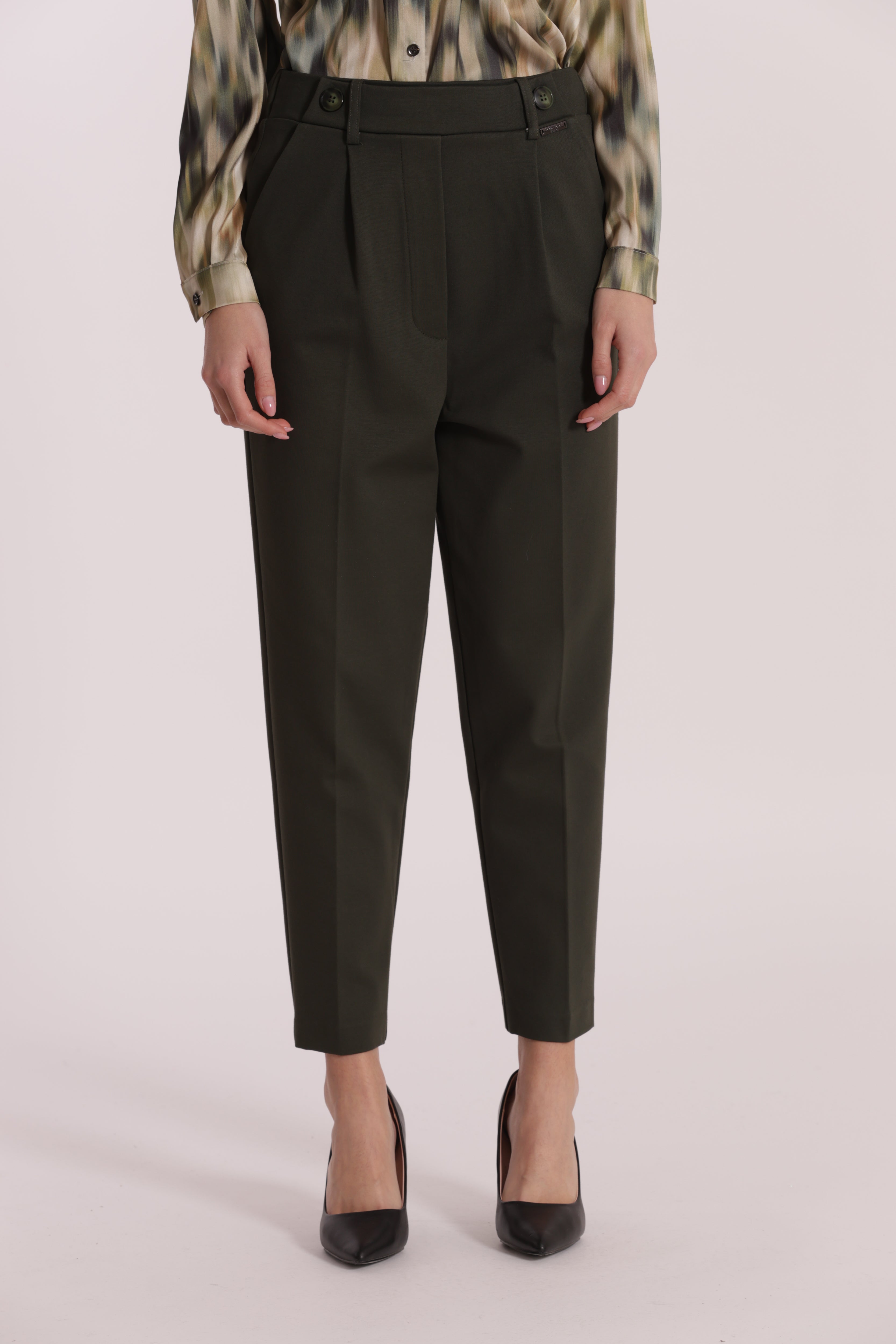 Mimi Mua Pantalone Palloncino pantaloni punto Milano nero