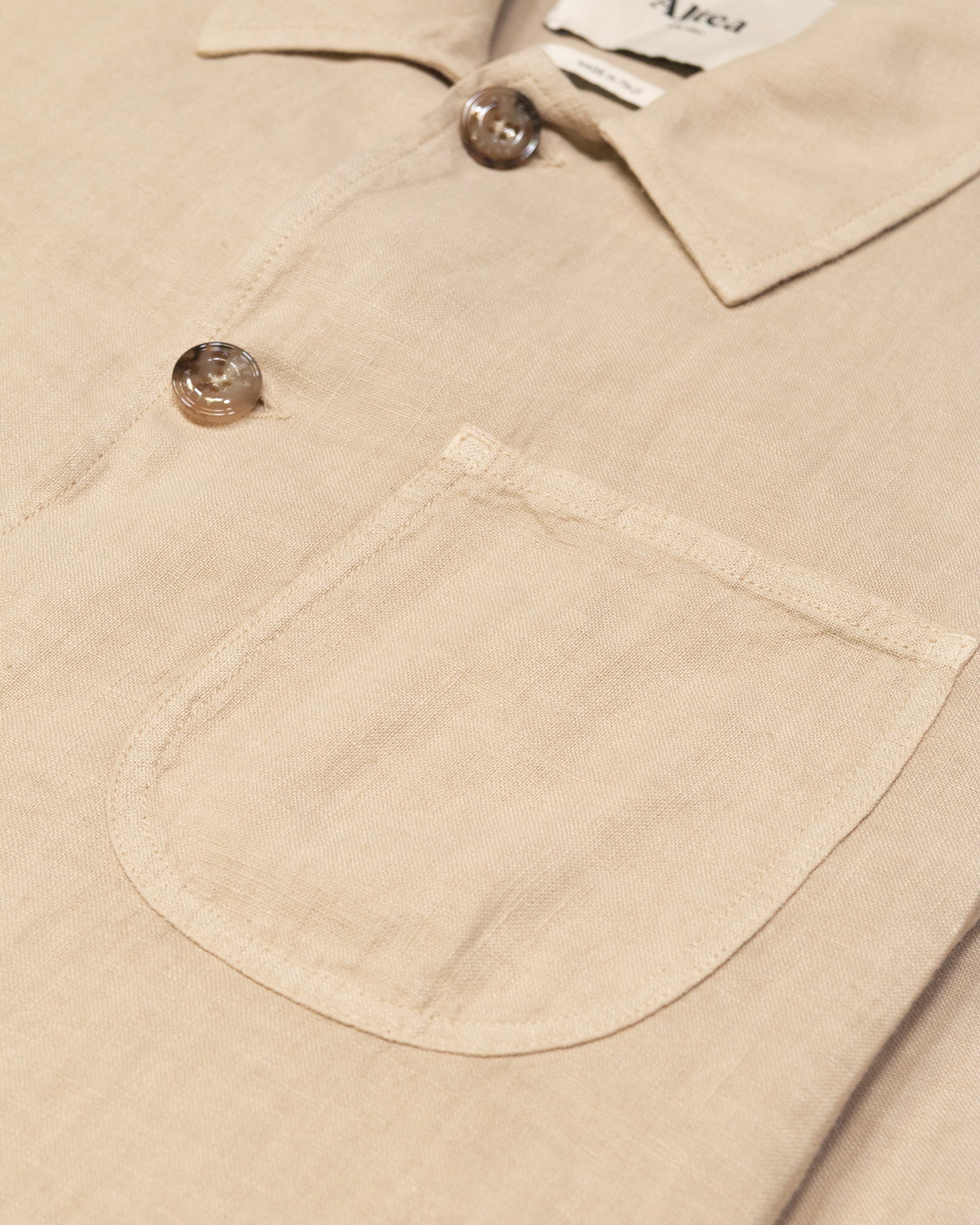 Altea Constantin giacca lino sfoderata beige