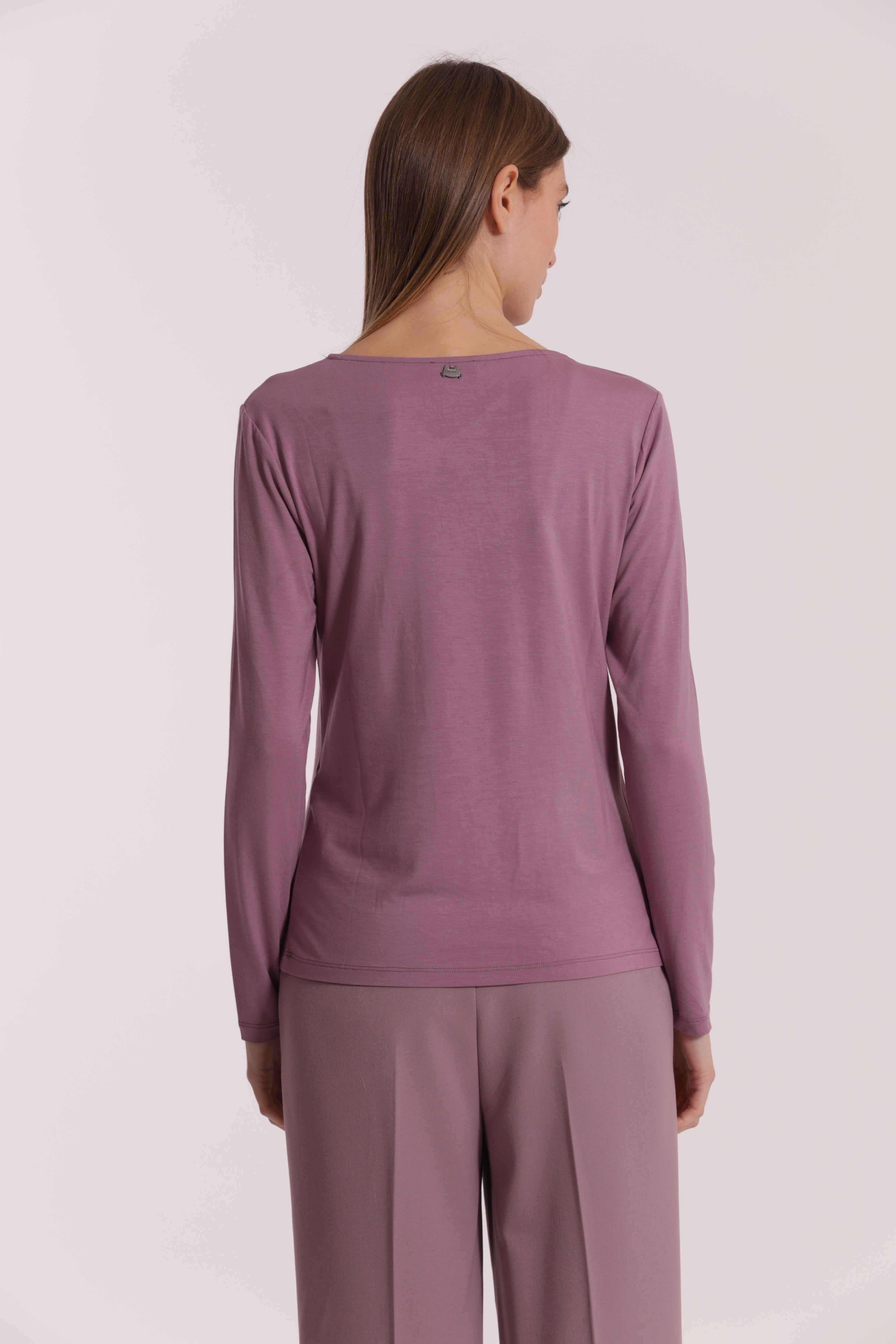 Mimi Mua T-Shirt Nodo Davanti Bianca Cotone
