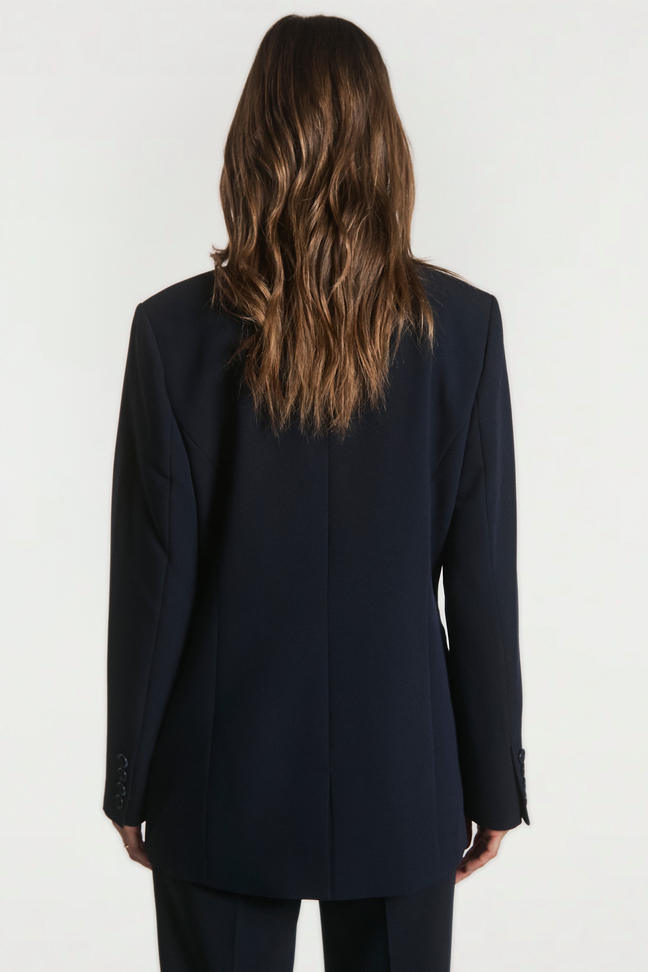 Aaiko Amilla blazer blu scuro elegante donna