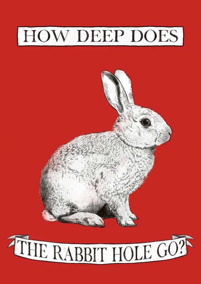 Giglio Tigrato The Rabbit poster A2 carta 200gr