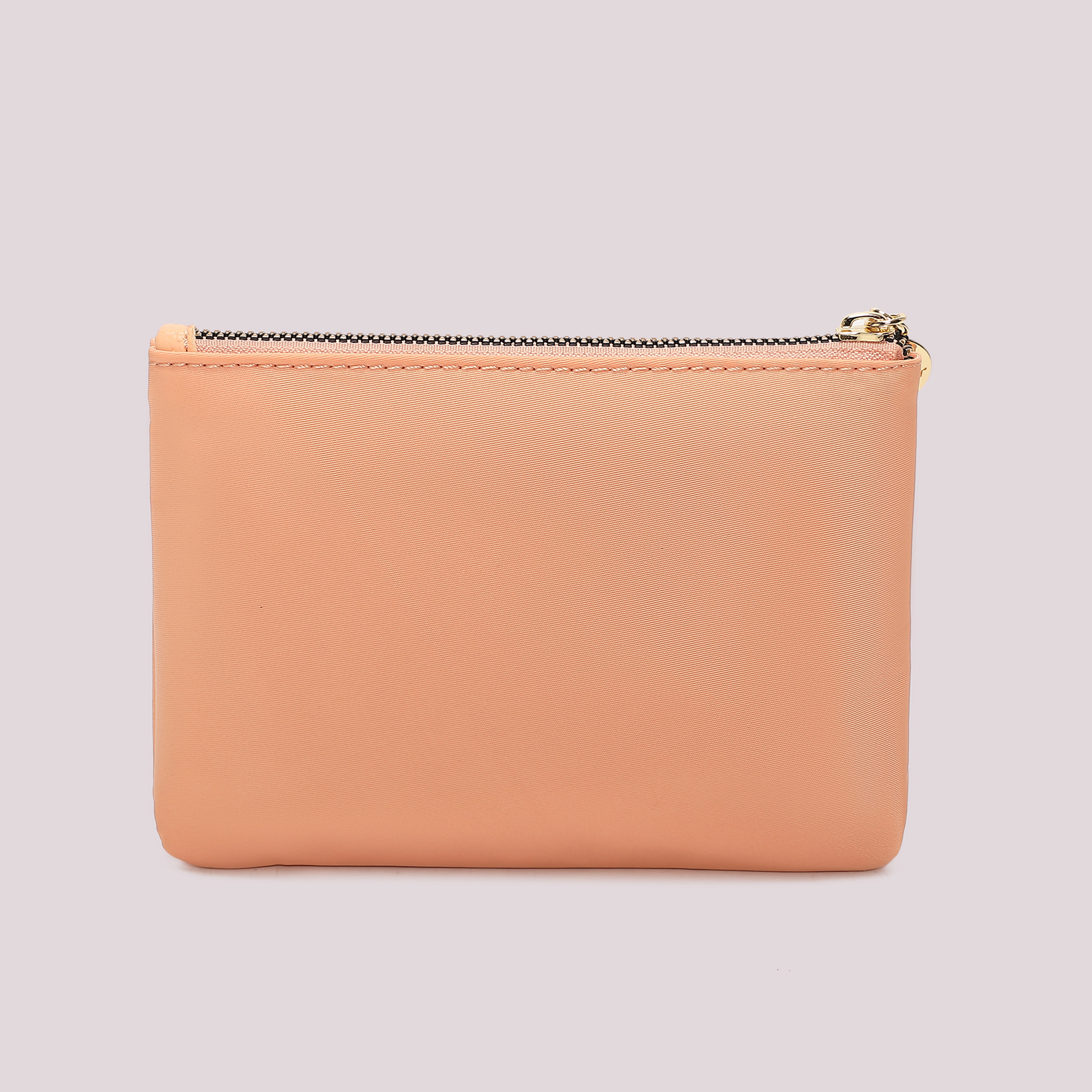Mimi Mua Portamonete in Nylon e PU pochette bianca 17 cm