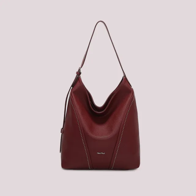 Mimi Mua Piccole Borchie borsa a sacca nero capiente