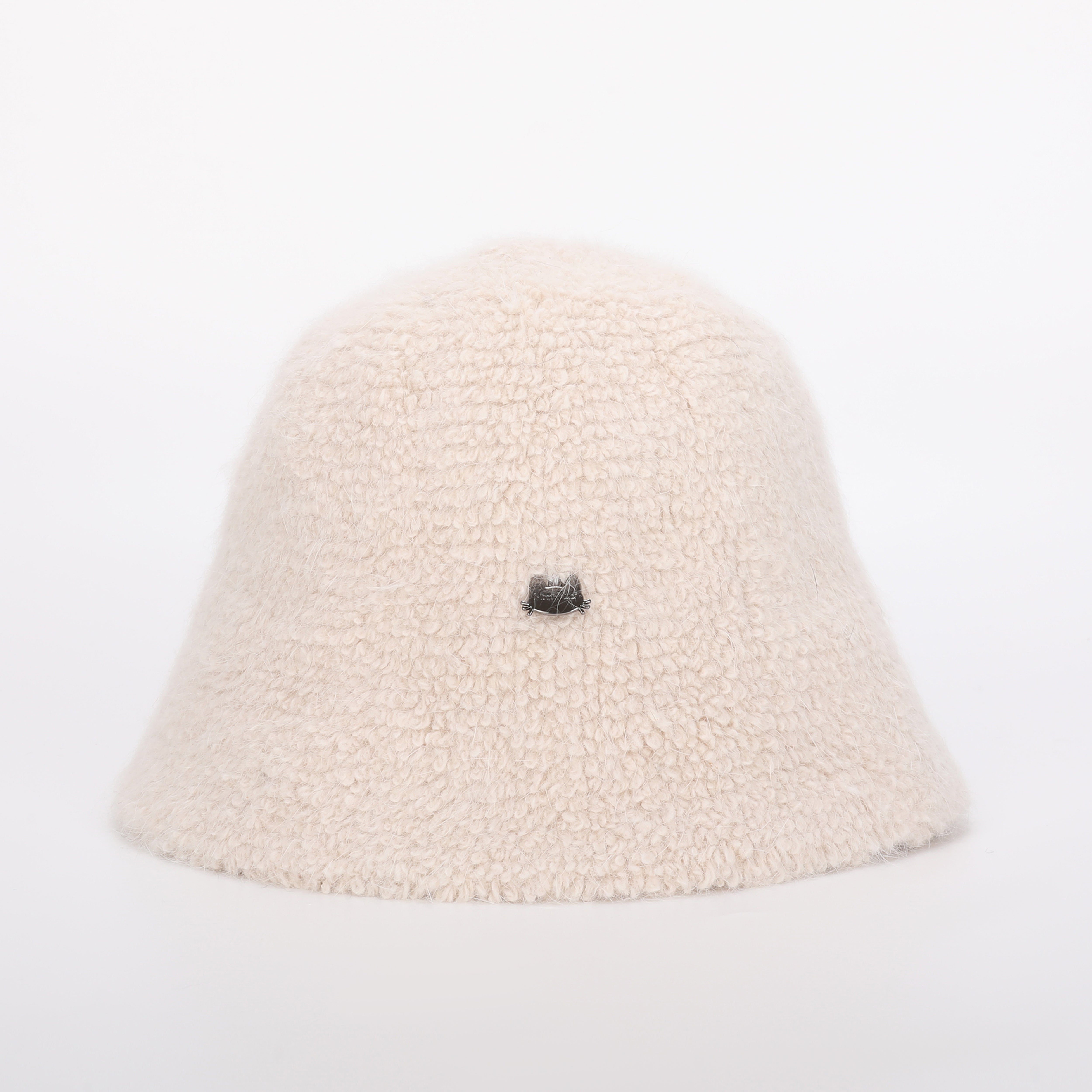 Mimi Mua Cloche Teddy cappello nero caldo