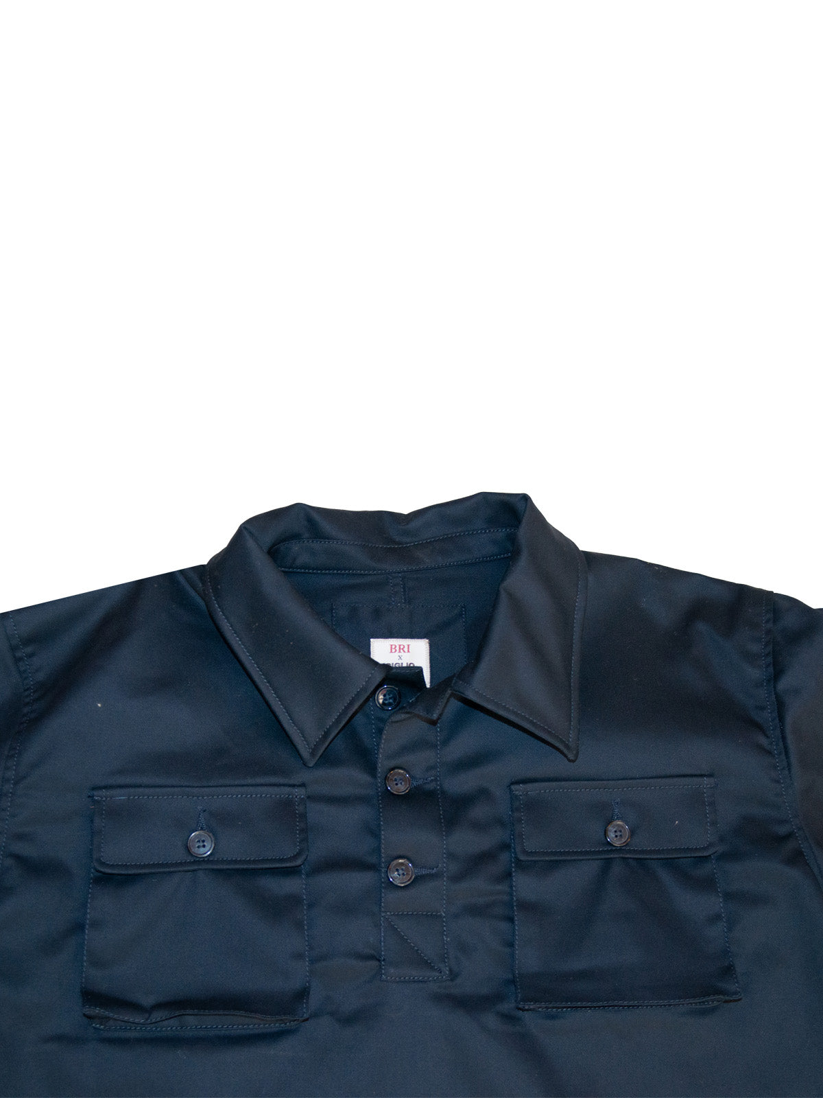 GiglioTigrato Abisso polo cotone blu navy manica lunga