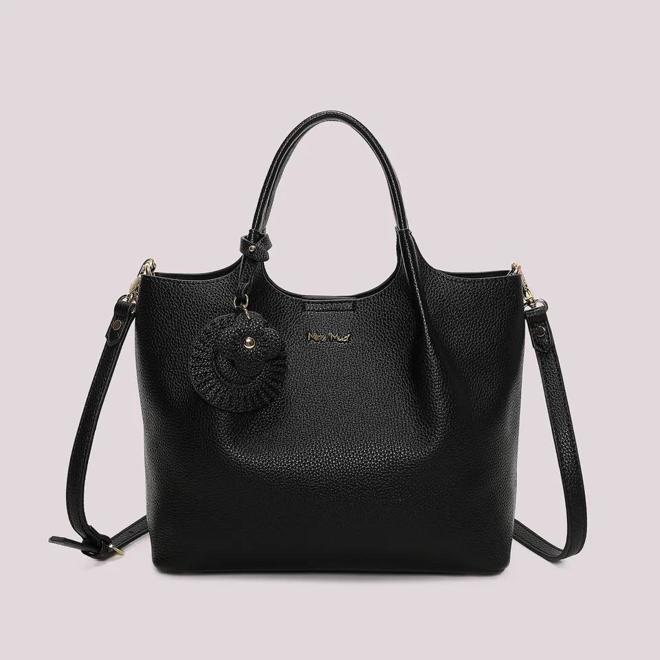 Mimi Mua Borsa a Mano Charm Fiore Bianca
