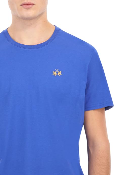 La Martina Serge T-shirt regular fit blu dazzling S