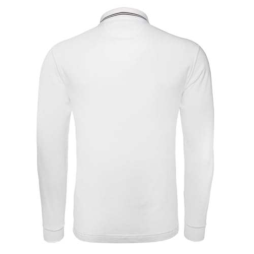 La Martina XMP307 Polo manica lunga bianca XL