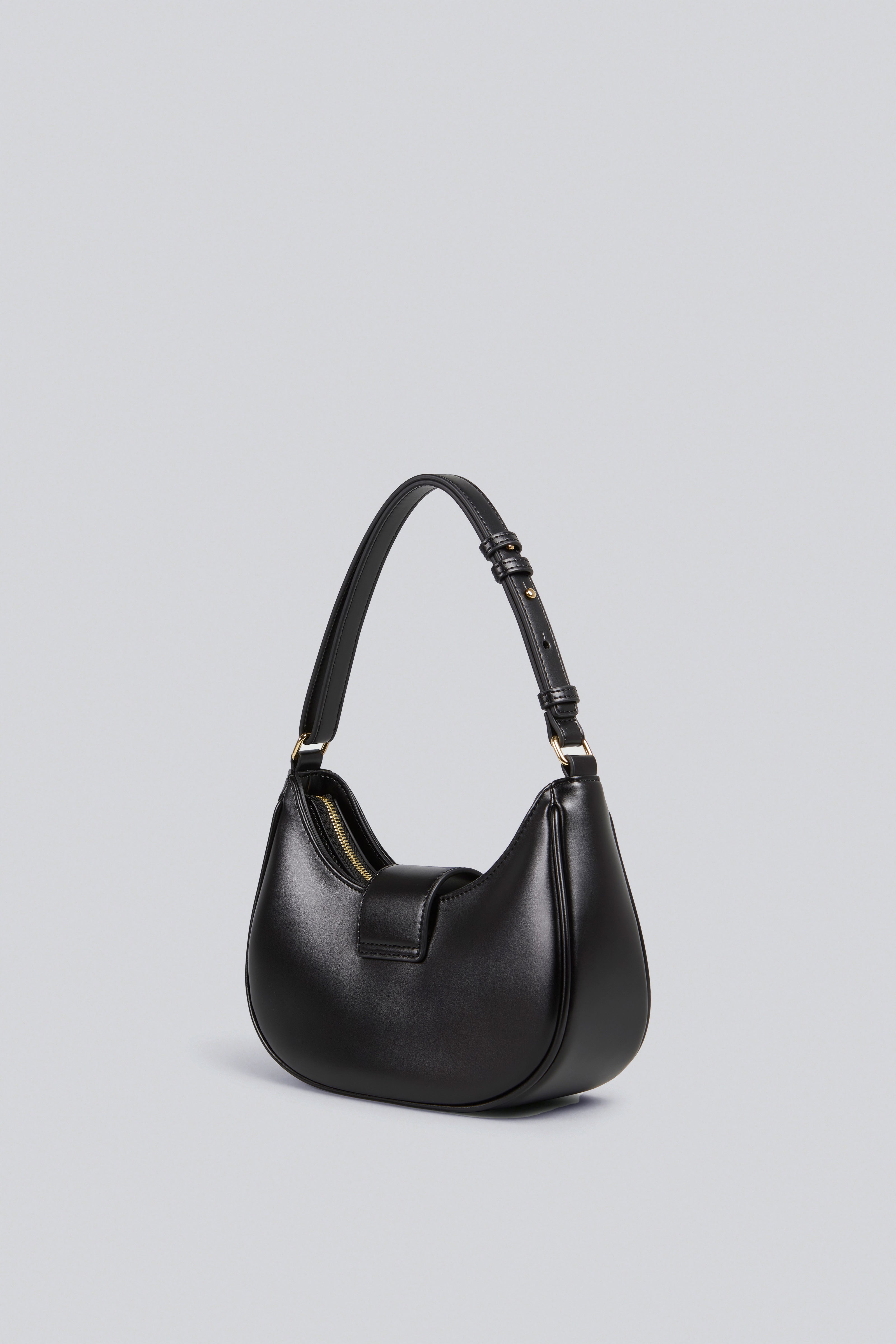 Semicouture Isobel borsa hobo nera zip