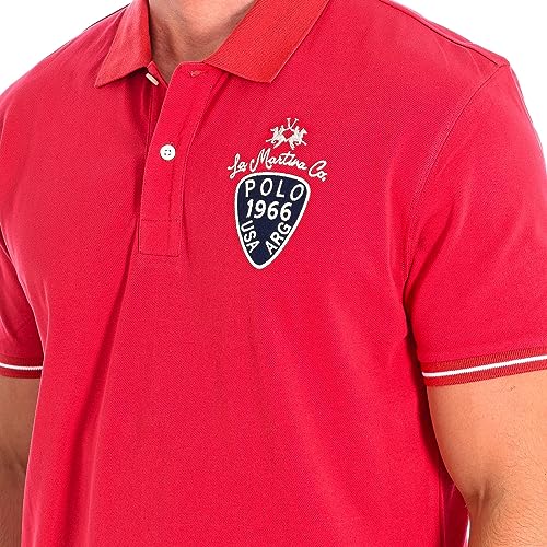 La Martina TMP302-PK097 polo uomo manica corta basic