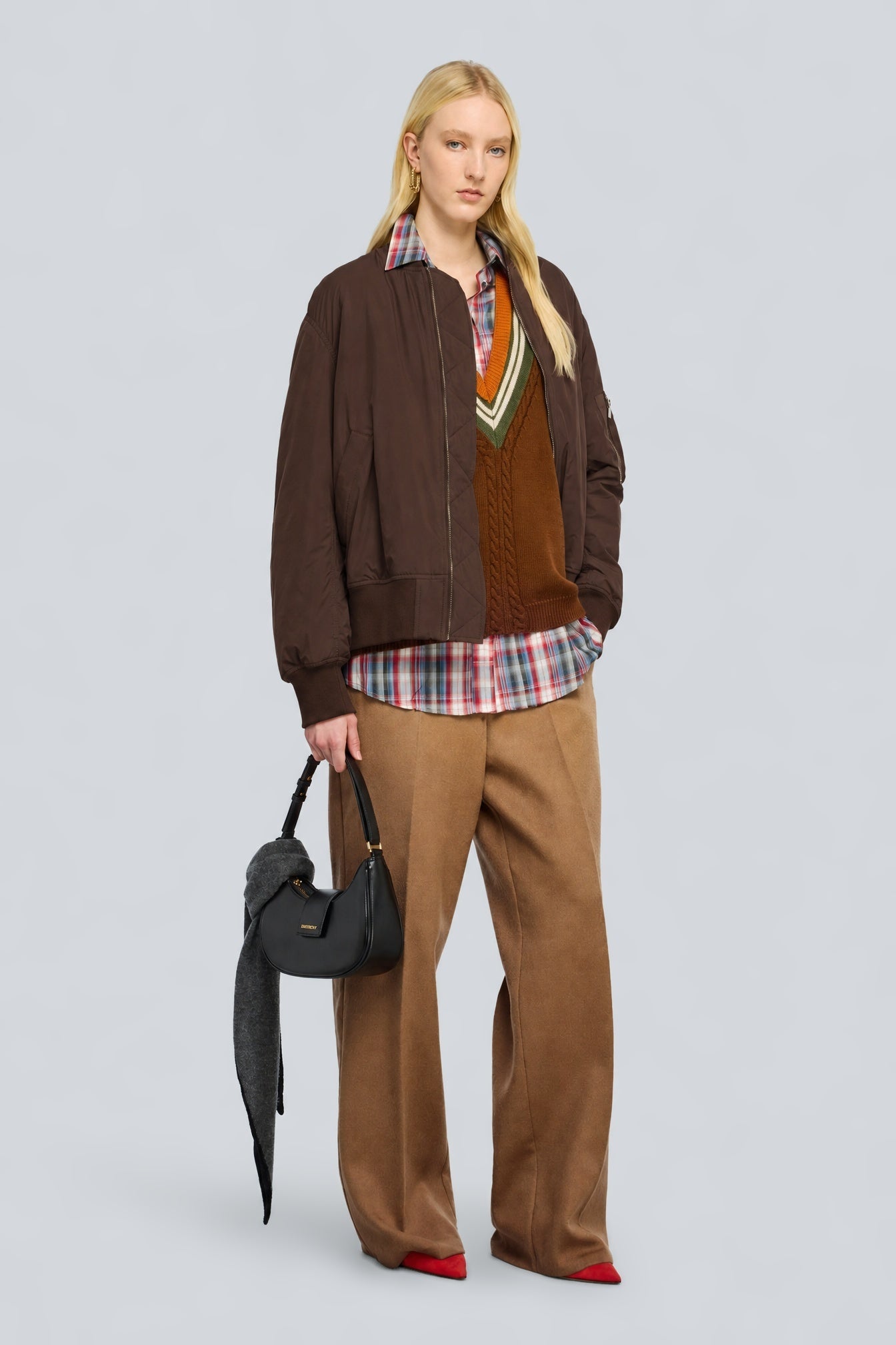 Semicouture Ada Y6WW03 bomber imbottito over zip