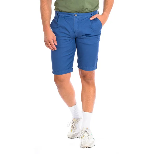 La Martina RMB008-TL257 bermuda uomo lino elasticizzato