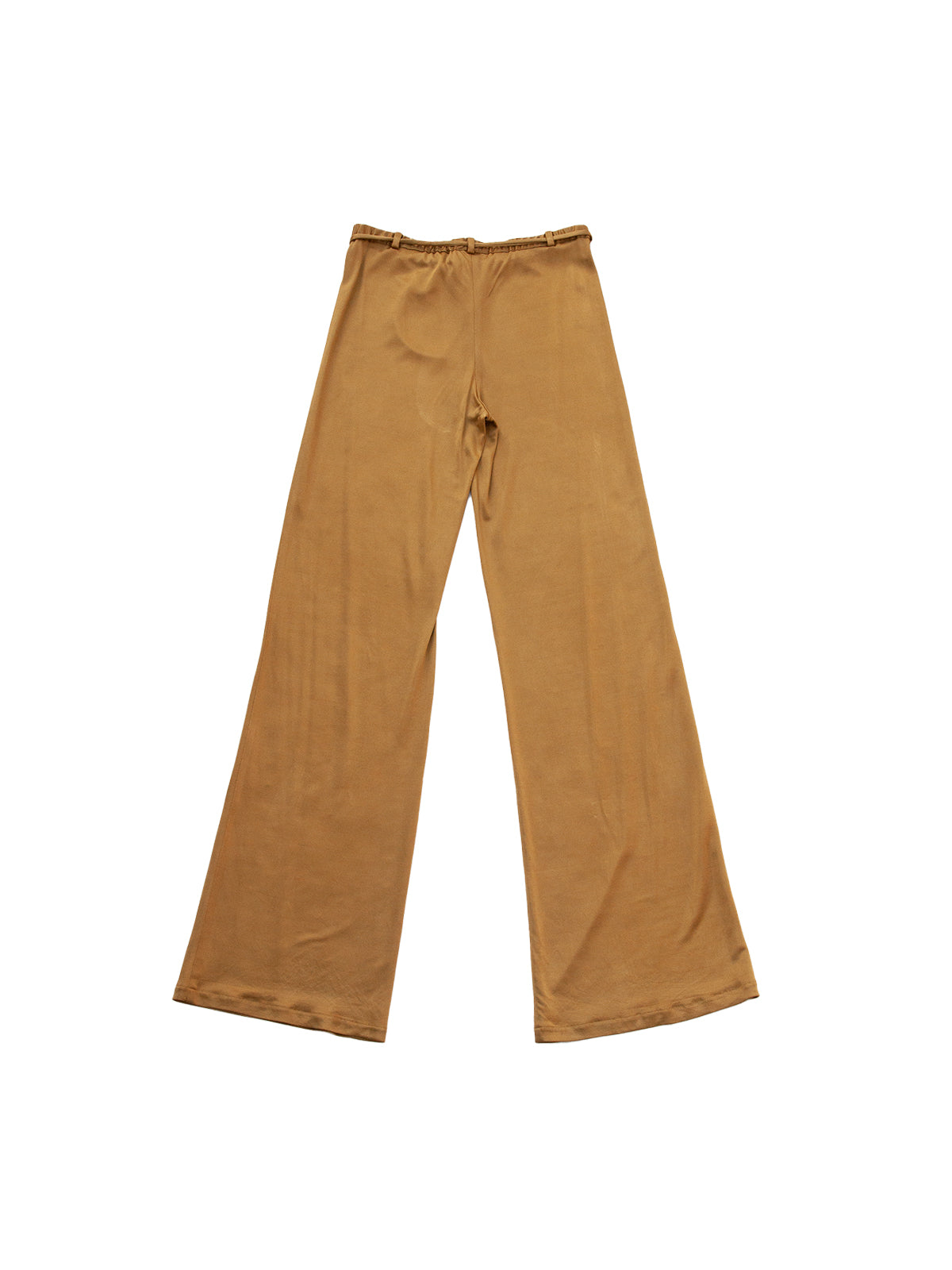GiglioTigrato Wudang Pants pantaloni ocra viscosa