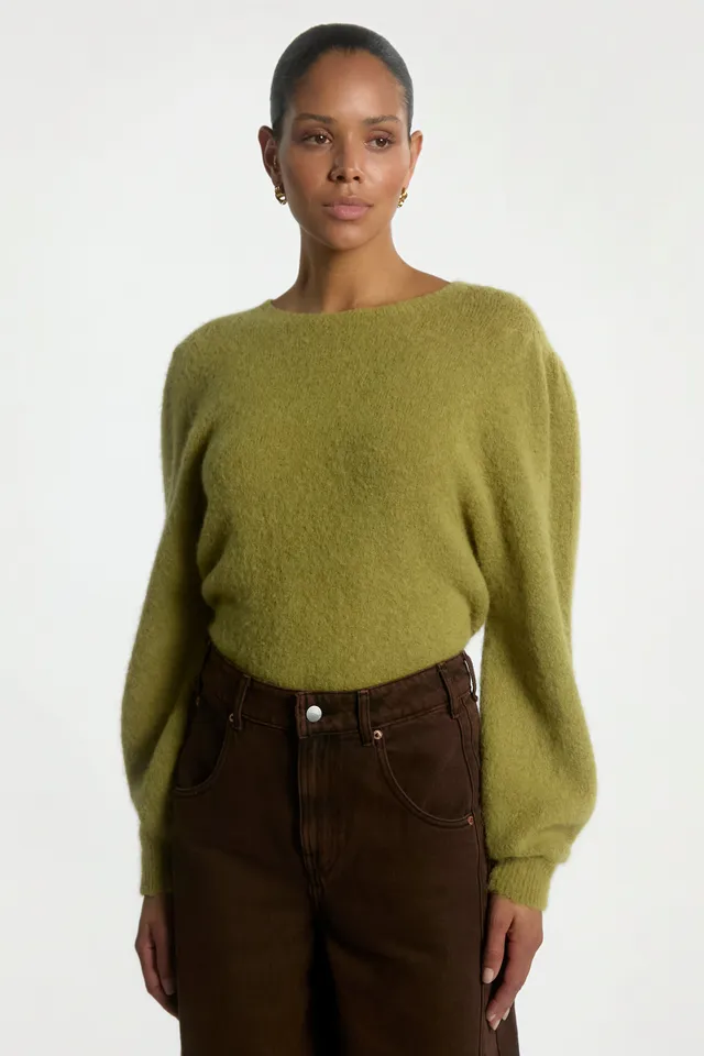 Aaiko Denize maglione curry maglia fine