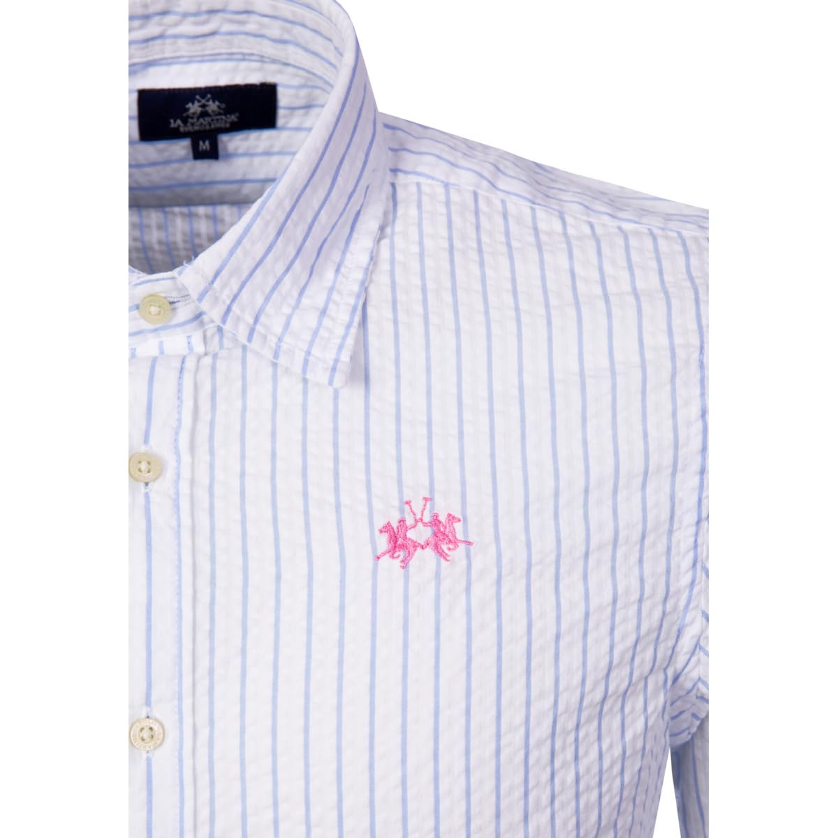 La Martina MCC014 camicia 3XL a righe in cotone