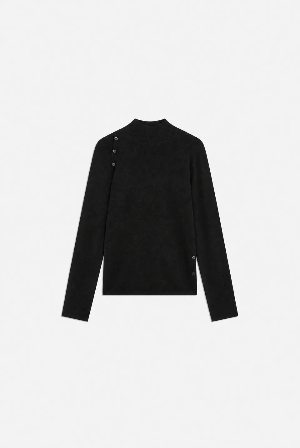 Semicouture Rhianna maglia viscosa elasticizzata antracite