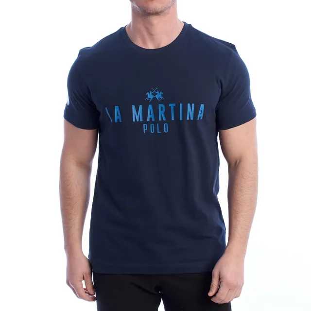 La Martina YMR322-JS206 t-shirt uomo XXL girocollo