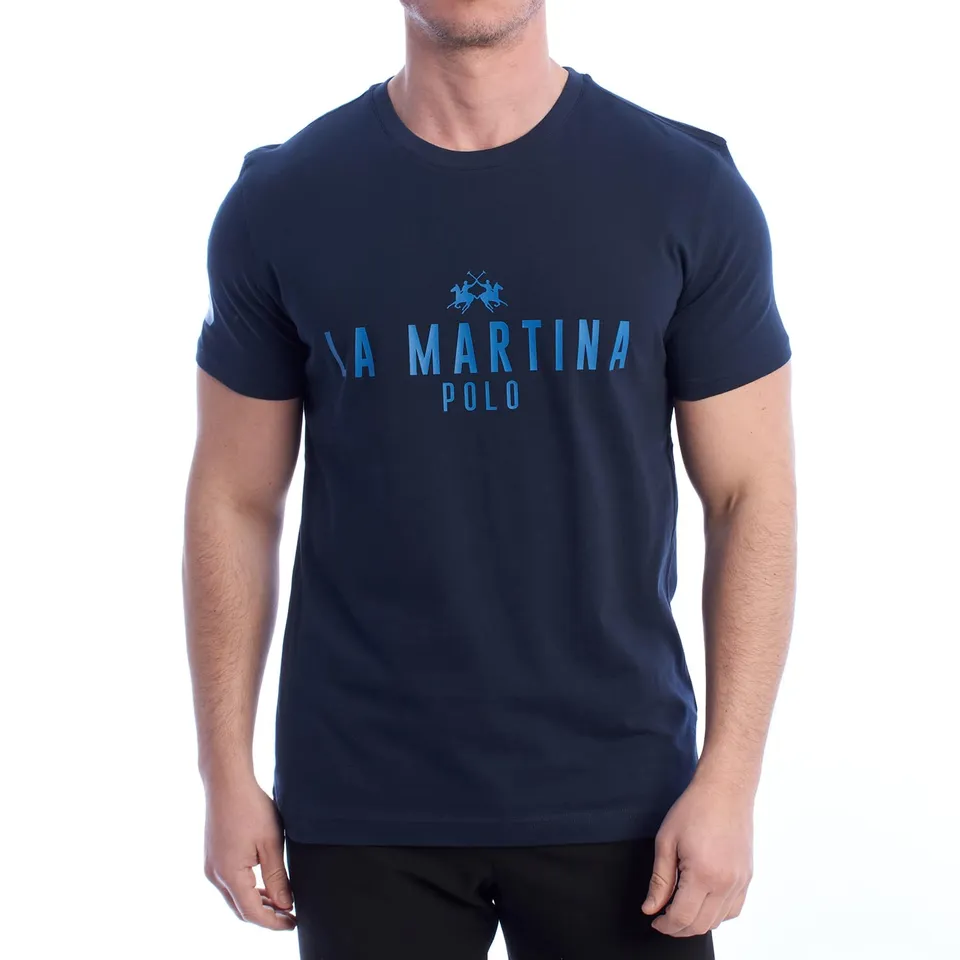 La Martina YMR322-JS206 t-shirt uomo XXL girocollo