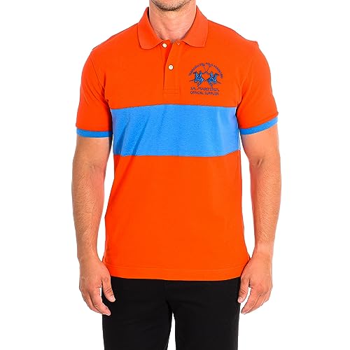 La Martina TMP610-PK097 polo uomo fresca quotidiana