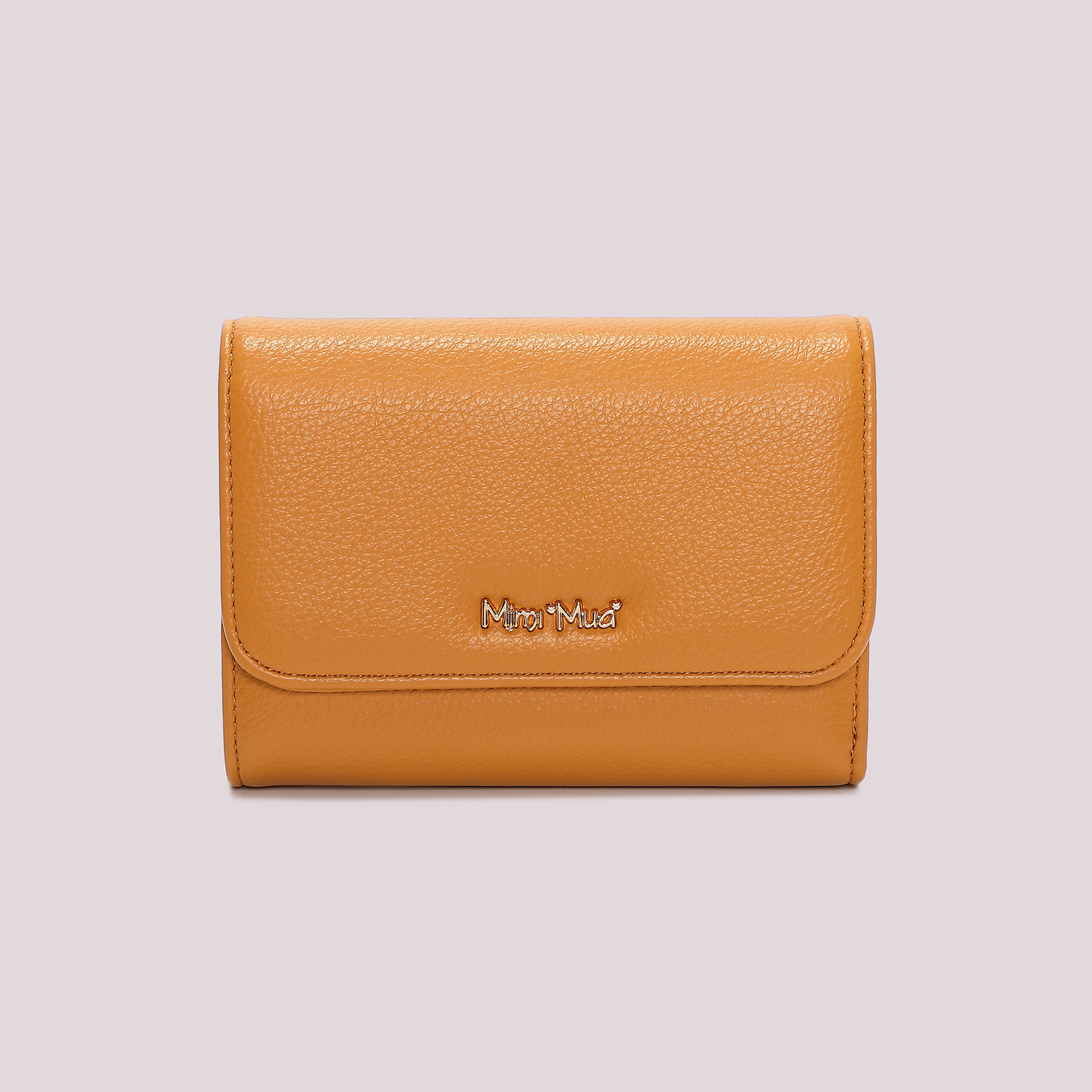 Mimi Mua Basic con Patta Portafoglio Medio Nero