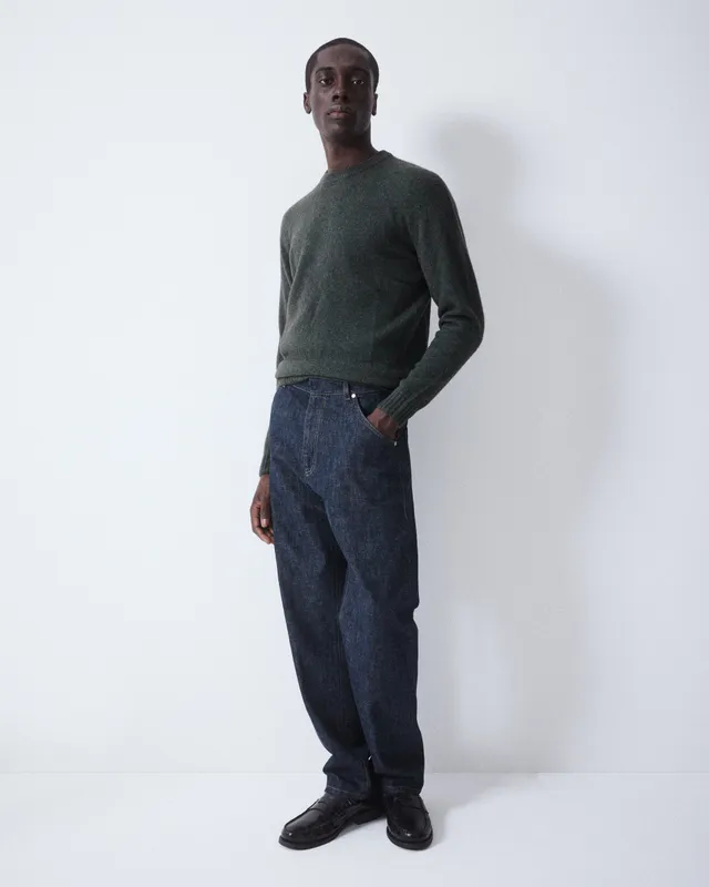 Altea Reed pantalone 5 tasche denim cotone blu