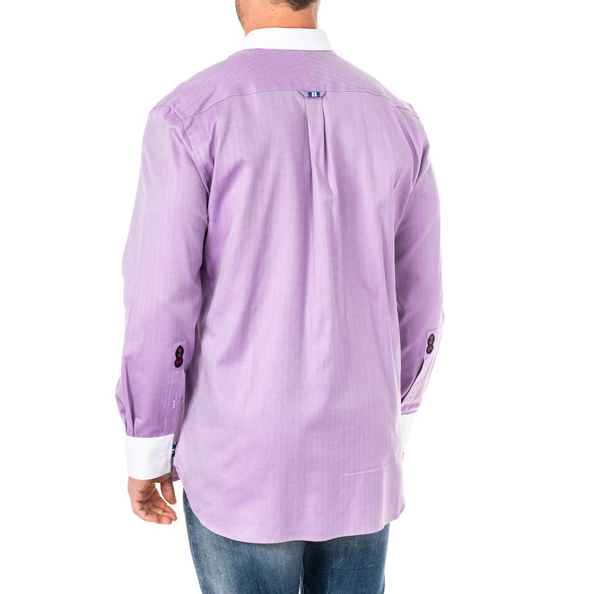 La Martina KMCJ02 camicia uomo maniche lunghe cotone