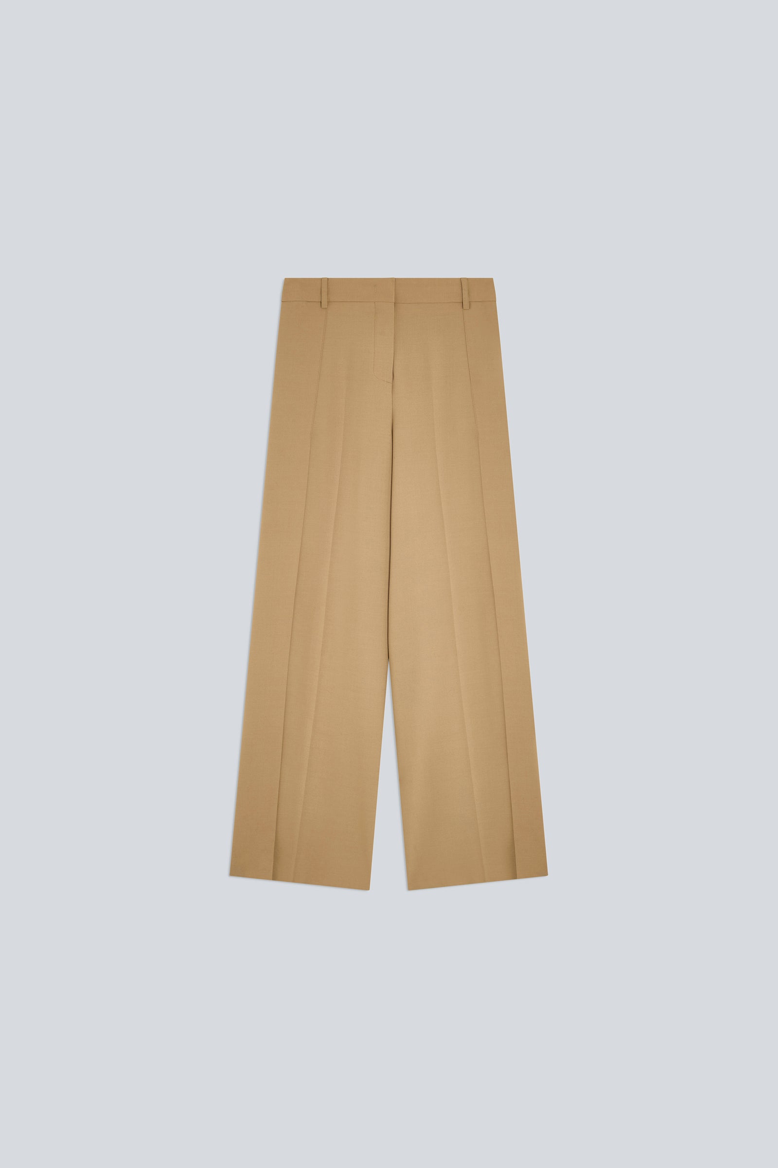 Semicouture Laila pantalone fresco lana cammello