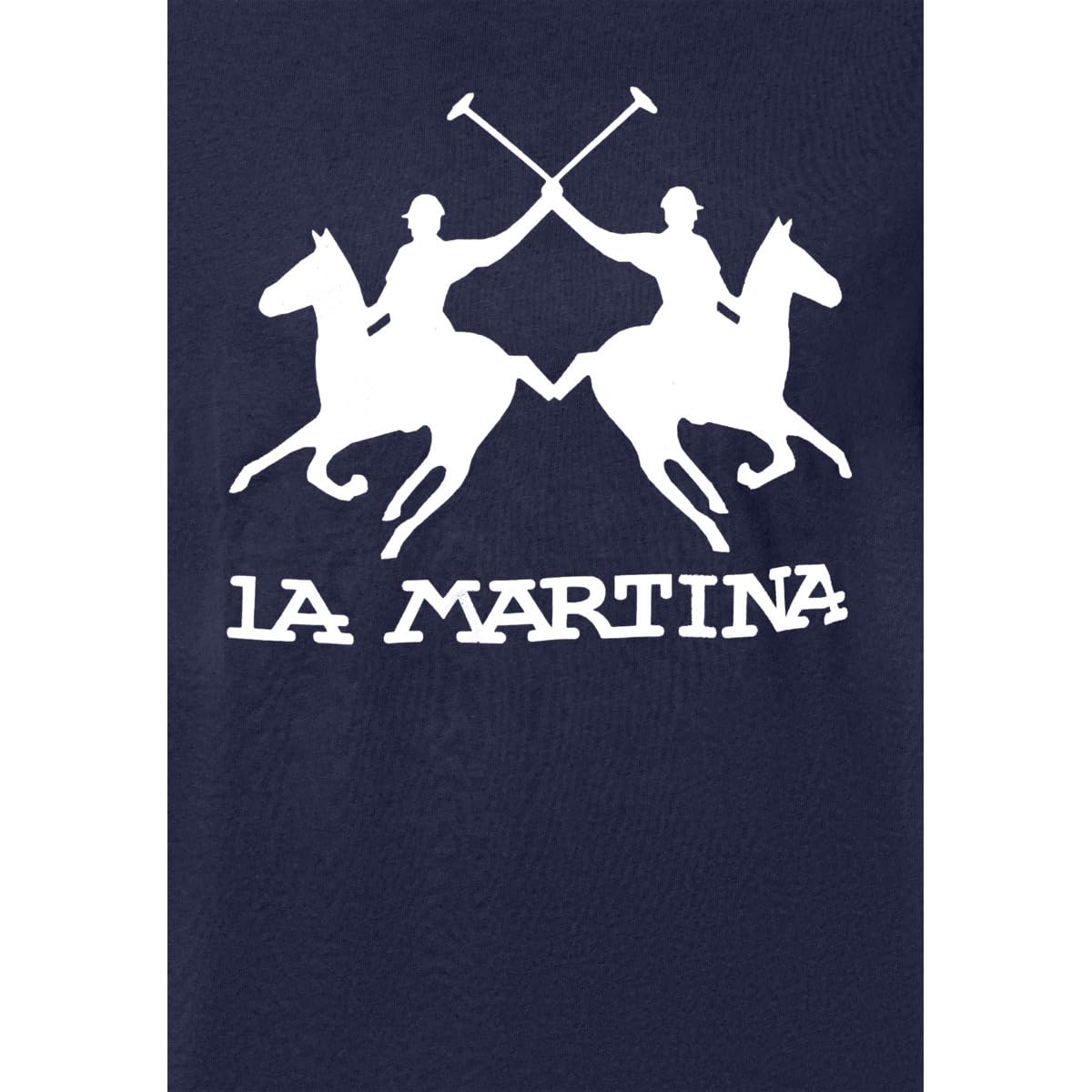 La Martina MCR001 t-shirt uomo blu scuro taglia L