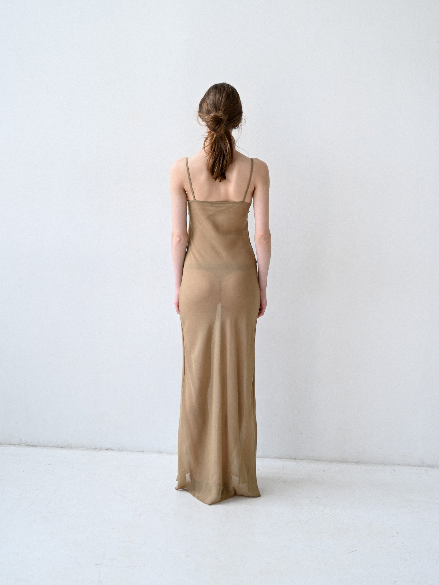 GiglioTigrato Susy Slip Dress I abito beige viscosa unica