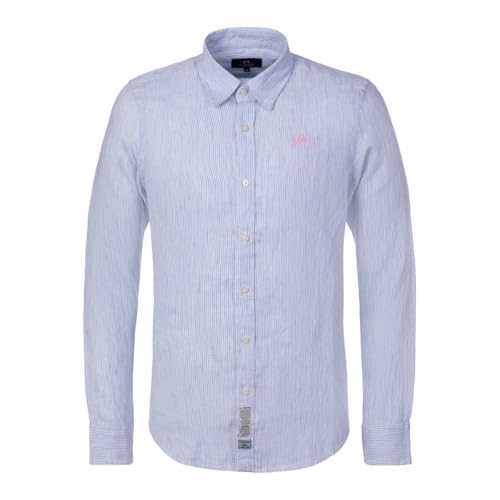 La Martina MCC013 TL340 camicia uomo lino