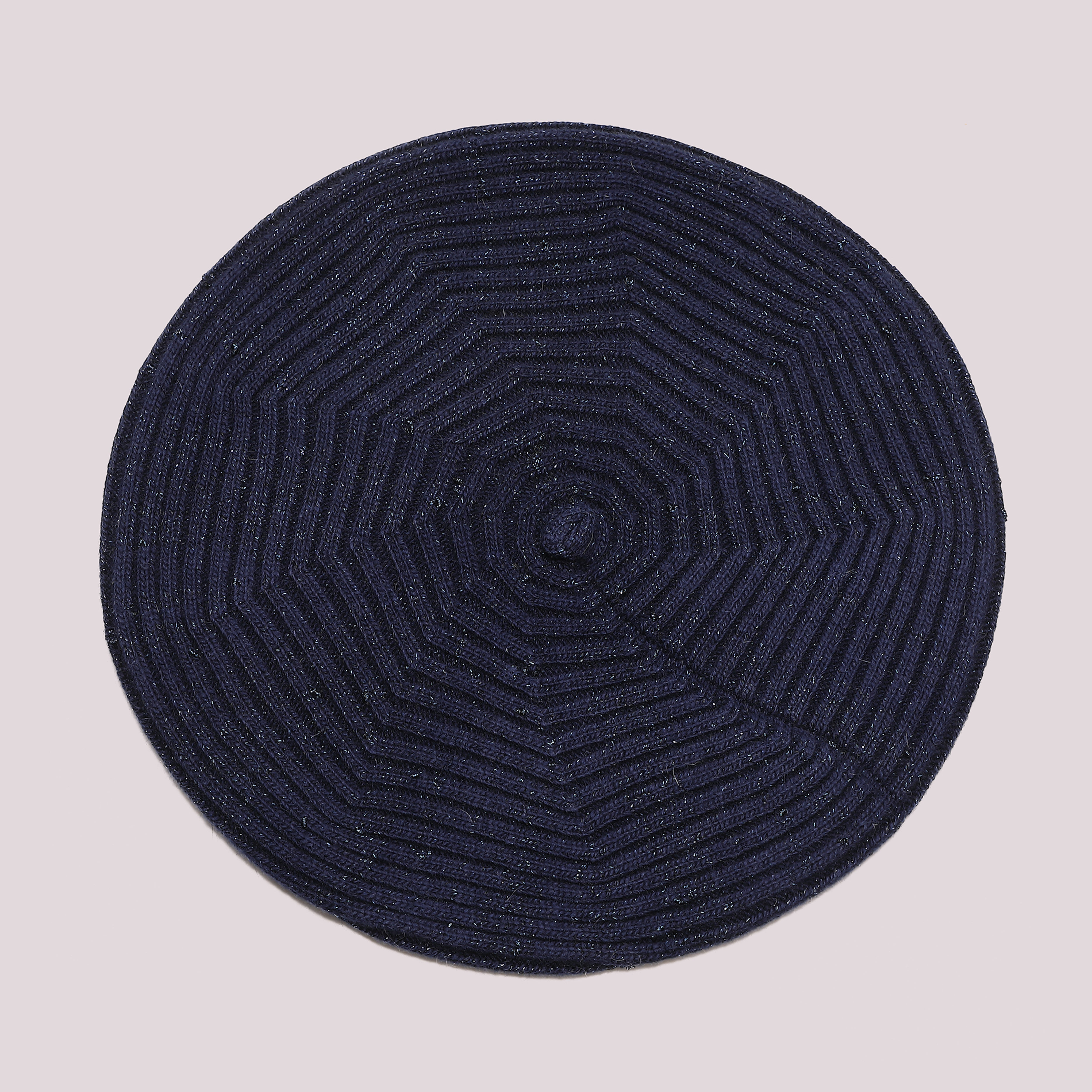 Mimi Mua basco laminato nero luminoso