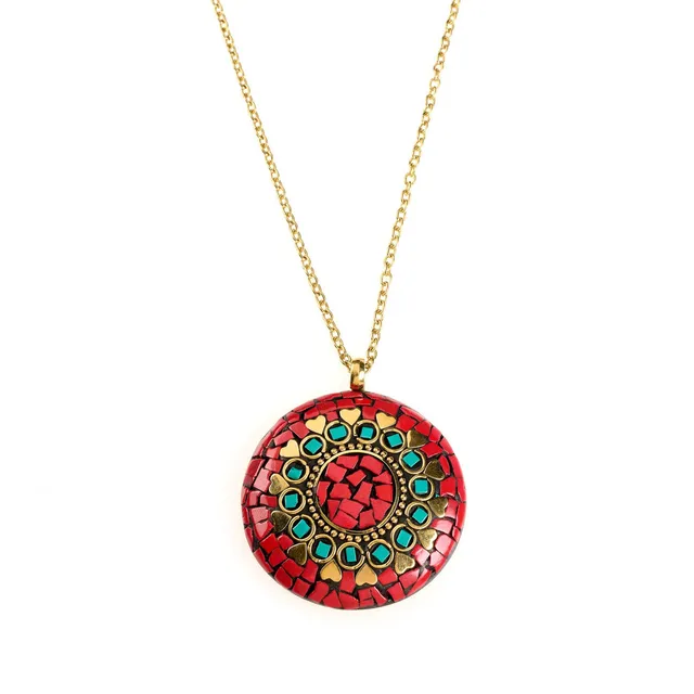 On Earth Cooperative Collection Ribes collana mosaico 60+6 cm