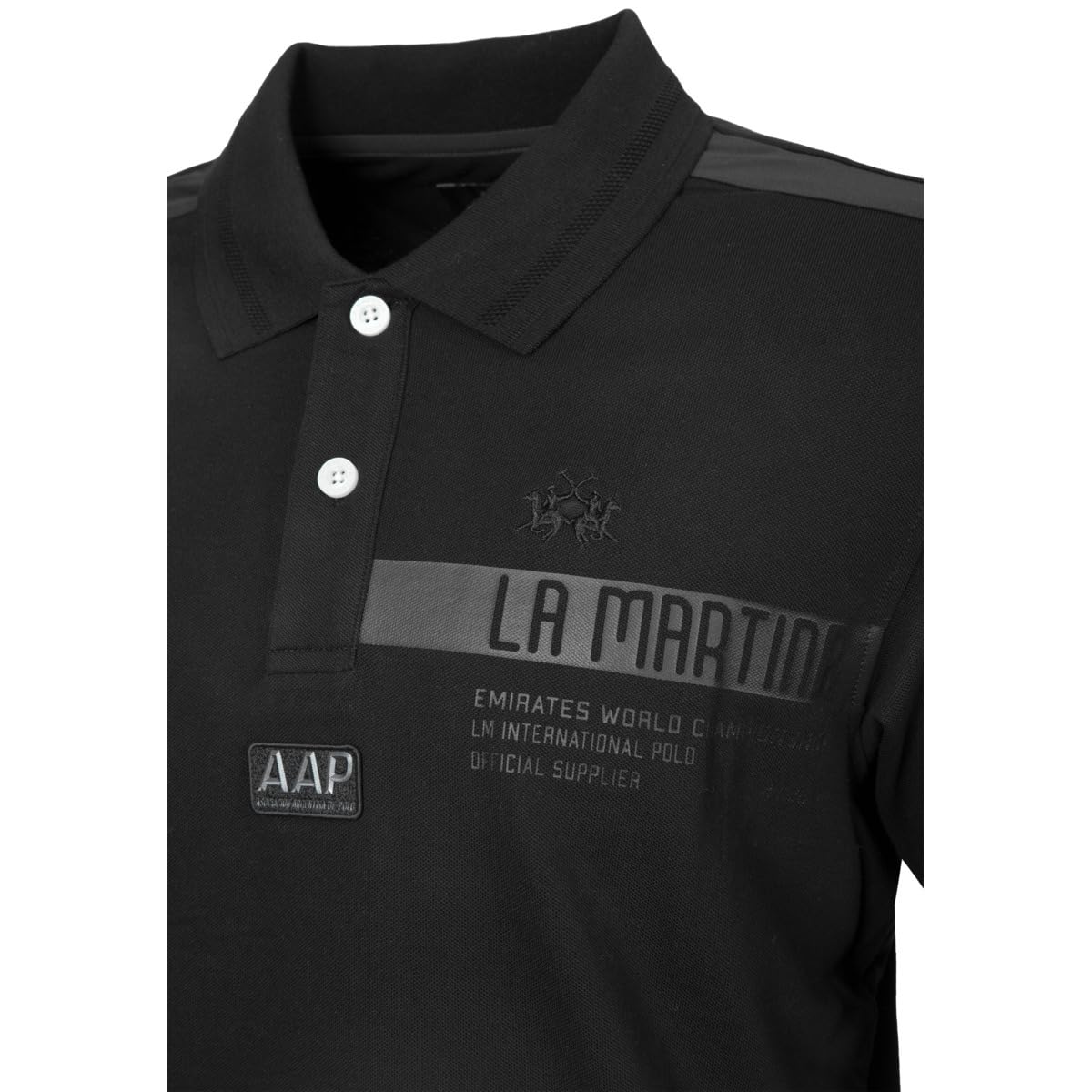 La Martina MCP321 polo uomo XXL logo maniche