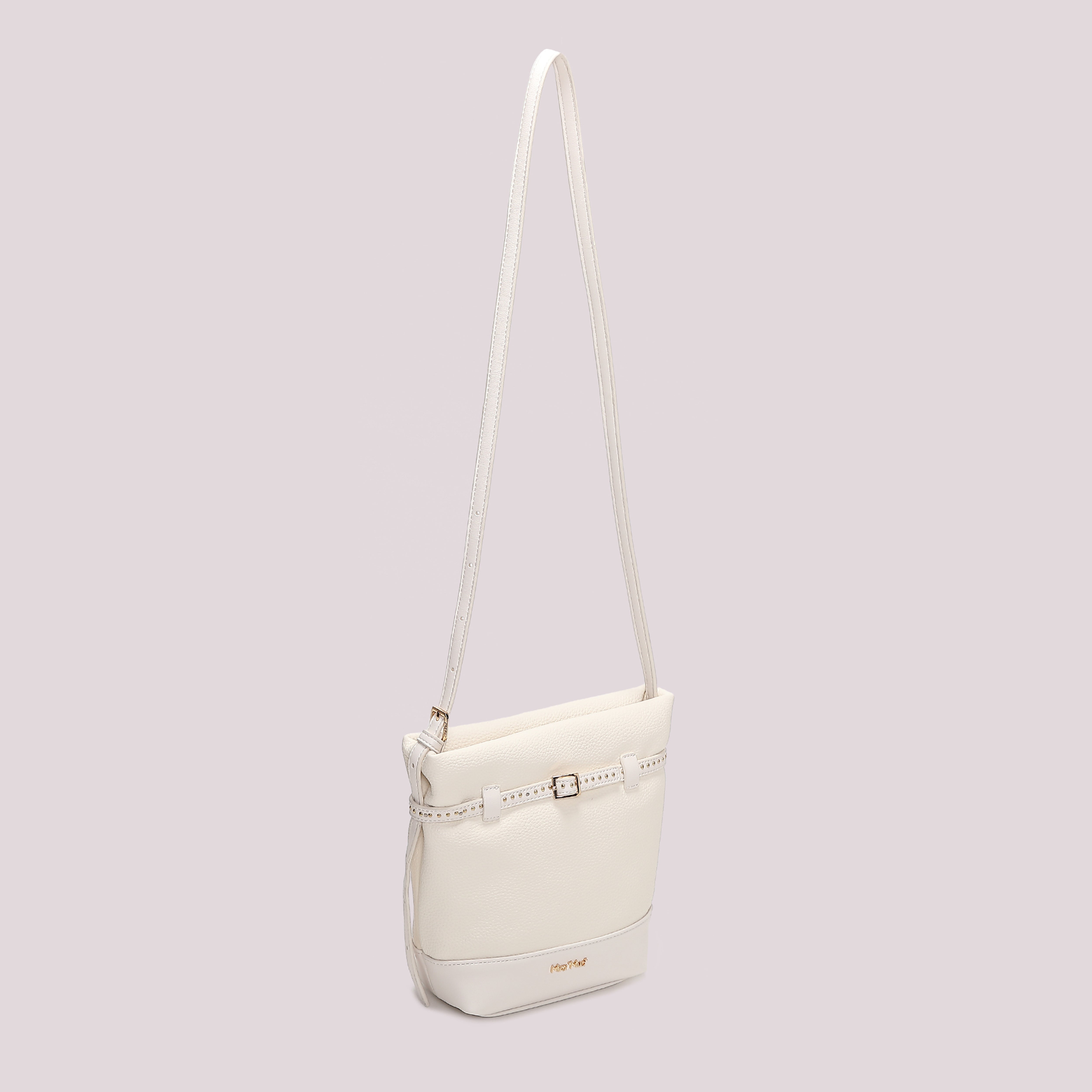 Mimi Mua Tracolla con Cinturino borsa a tracolla ecopelle nera