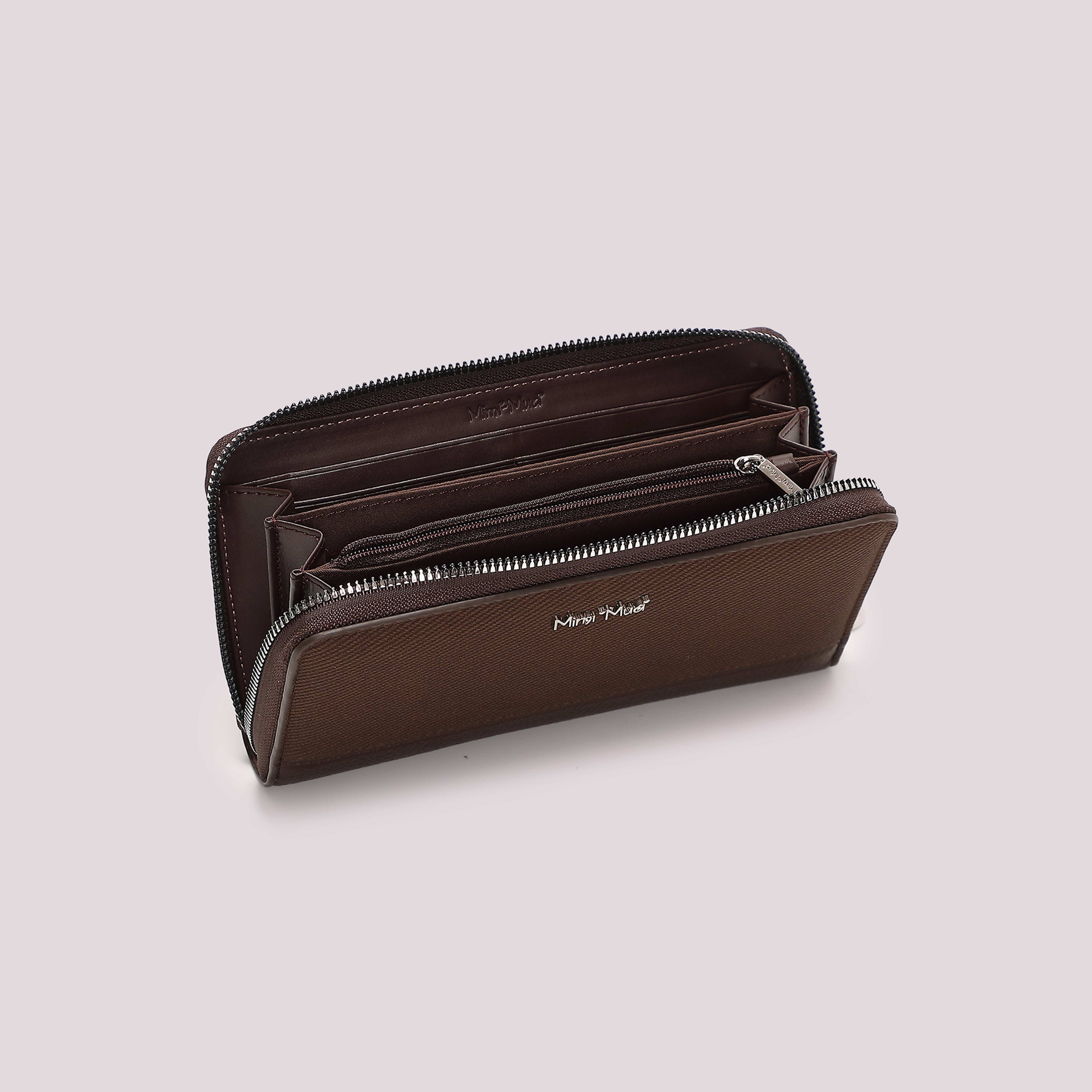Mimi Mua Portafoglio Grande Nero 19,5 cm