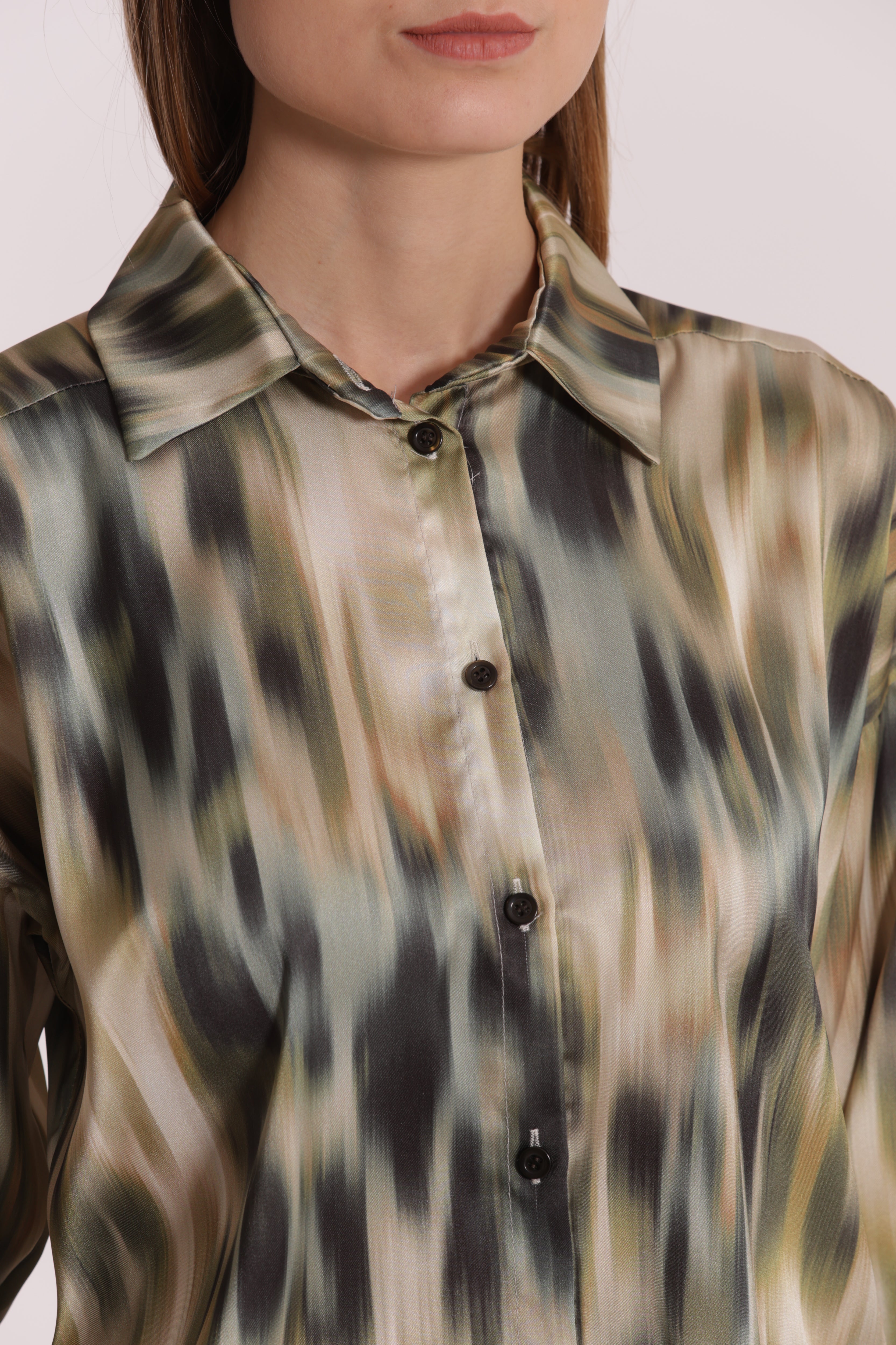 Mimi Mua Fantasia Fusion camicia uomo fantasia poliestere