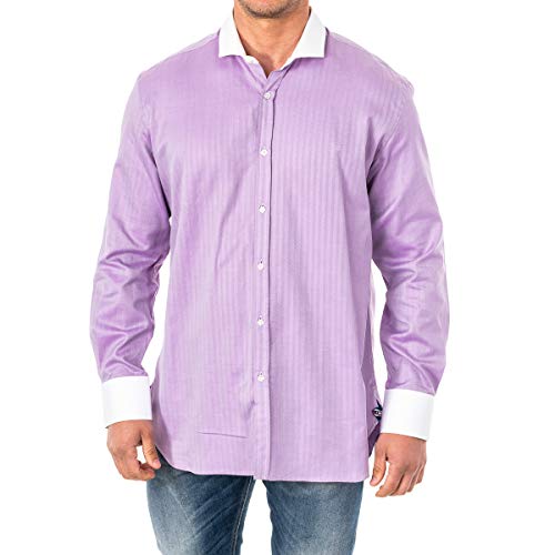 La Martina KMCJ02 camicia uomo maniche lunghe cotone