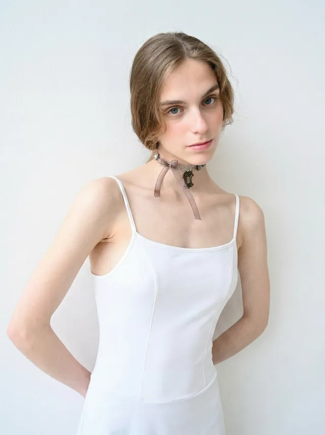 GiglioTigrato Brigitte Dress II 26-0019 abito bianco viscosa