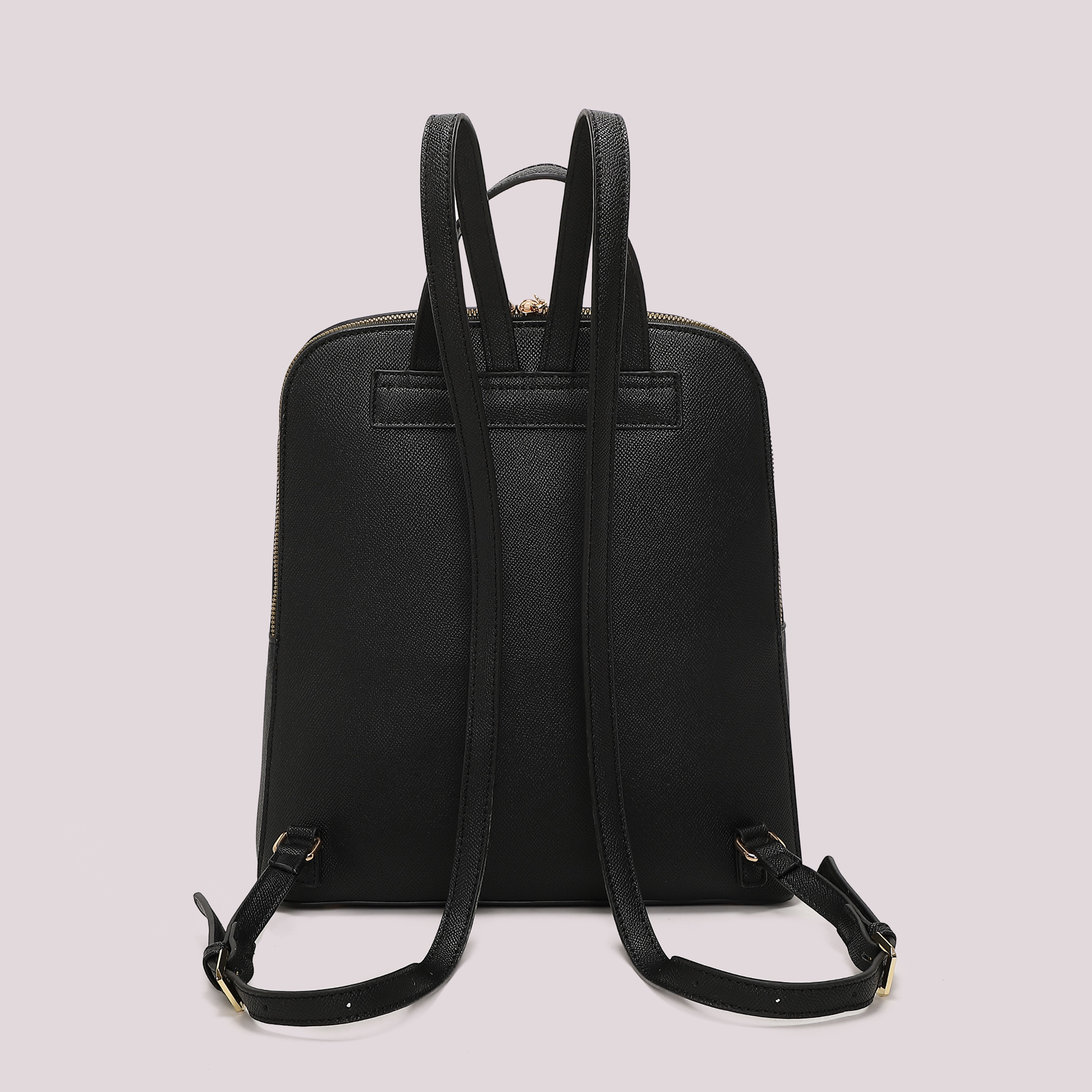 Mimi Mua zaino rigido doppia zip zaino bianco 29 cm